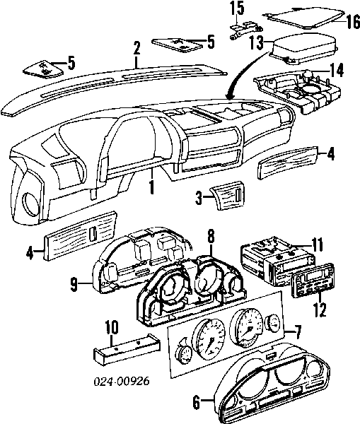 Módulo de direção (Centralina eletrônica) da rede de bordo para BMW 5 (E34)