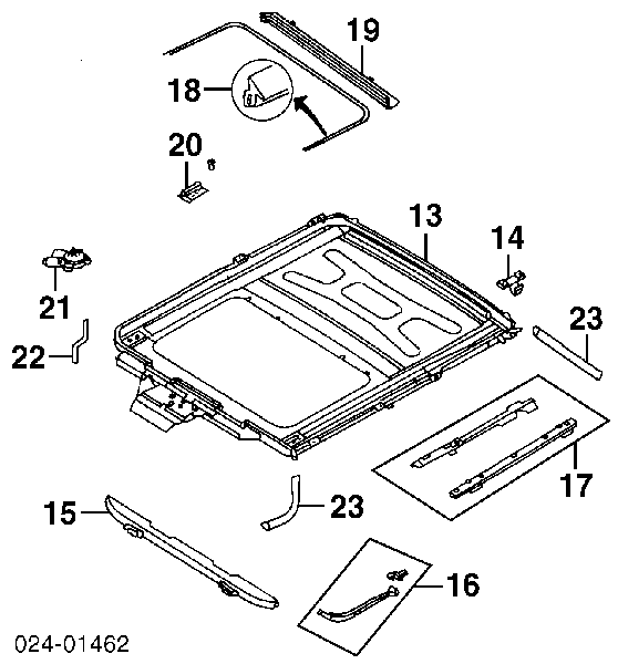 Люк в сборе 54128203261 BMW