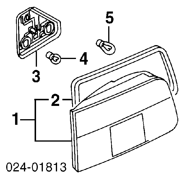 Lanterna traseira direita 63218371326 BMW