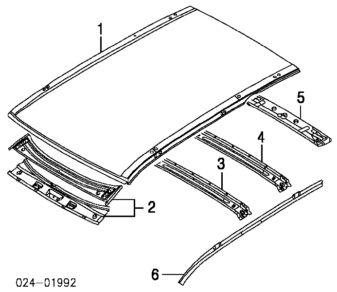 41318257880 BMW Крыша кабины (кузова)