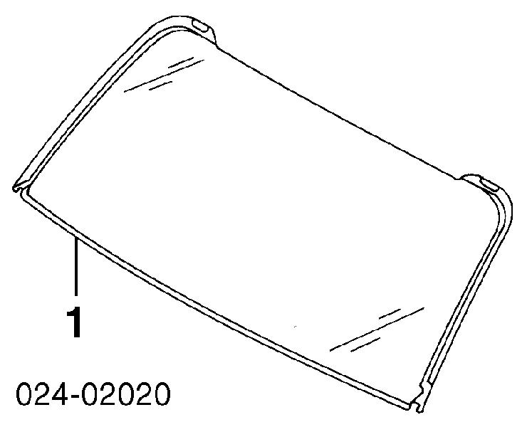 Стекло багажника двери 3/5-й задней (ляды) GS1407D21 XYG