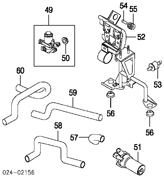 Válvula de forno (de aquecedor) para BMW X3 (E83)