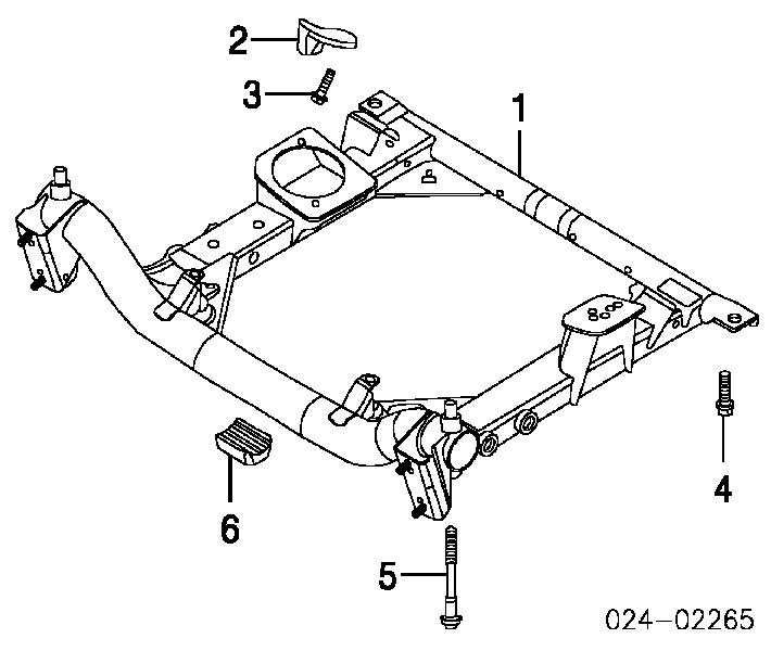 31101096954 BMW viga de suspensão dianteira (plataforma veicular)