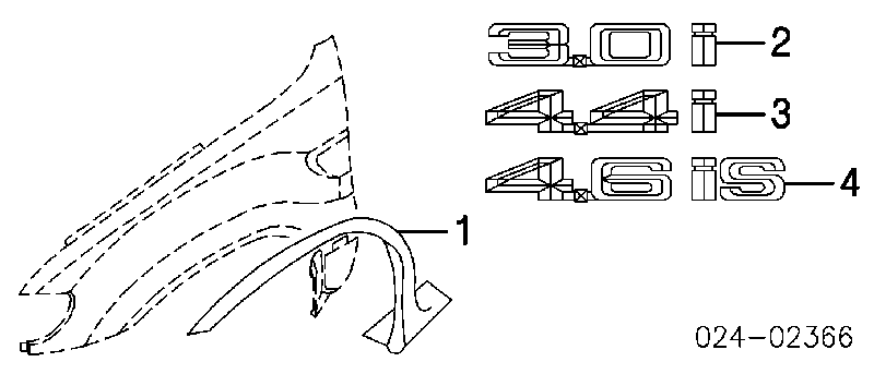 Expansor (placa sobreposta) de arco do pára-lama dianteiro direito para BMW X5 (E53)