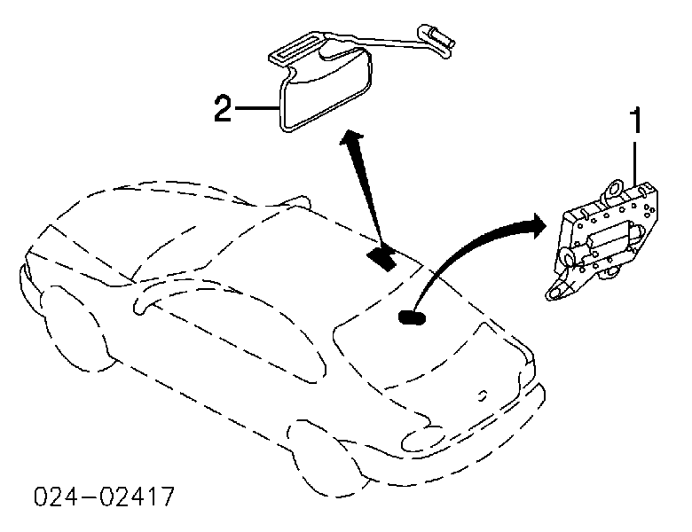 72127000642 BMW подушка безопасности (airbag шторка боковая правая)