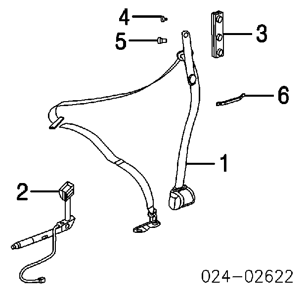 72118266743 BMW correia de segurança dianteira esquerda