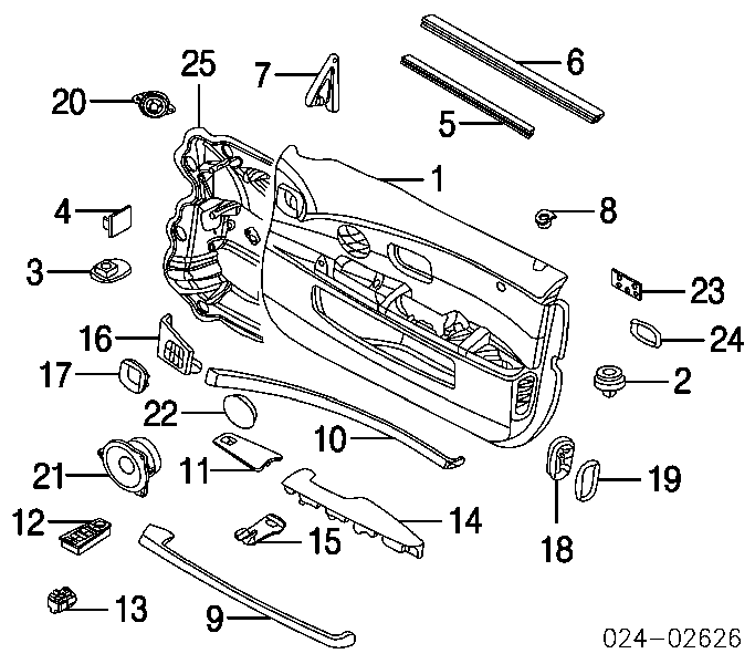 Botão traseiro de ativação de motor de acionamento de vidro para BMW 7 (E65, E66, E67)