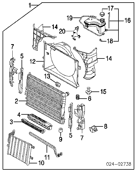 17111436247 BMW 