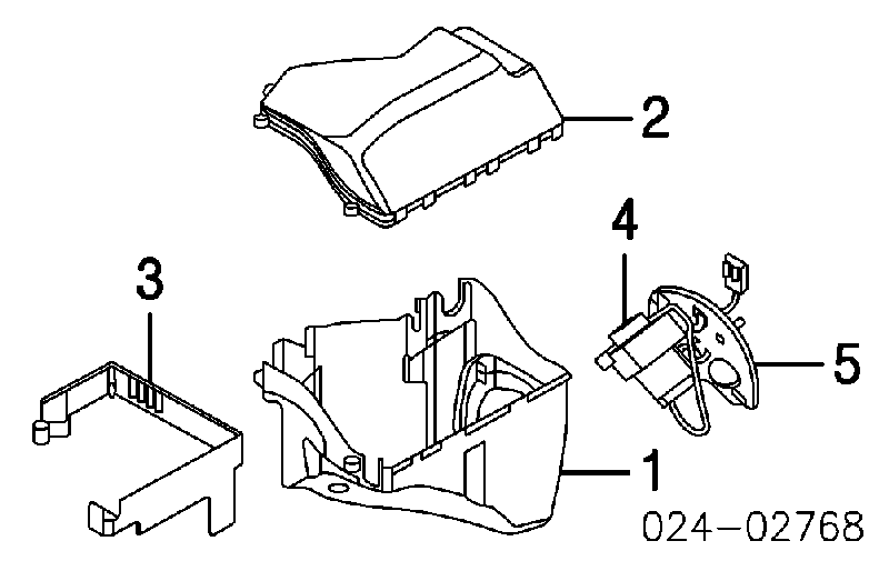Ventilador do compartimento de bloco de controlo para BMW 3 (E46)