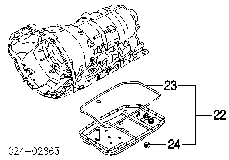 Cárter da Caixa Automática de Mudança 24117552108 BMW