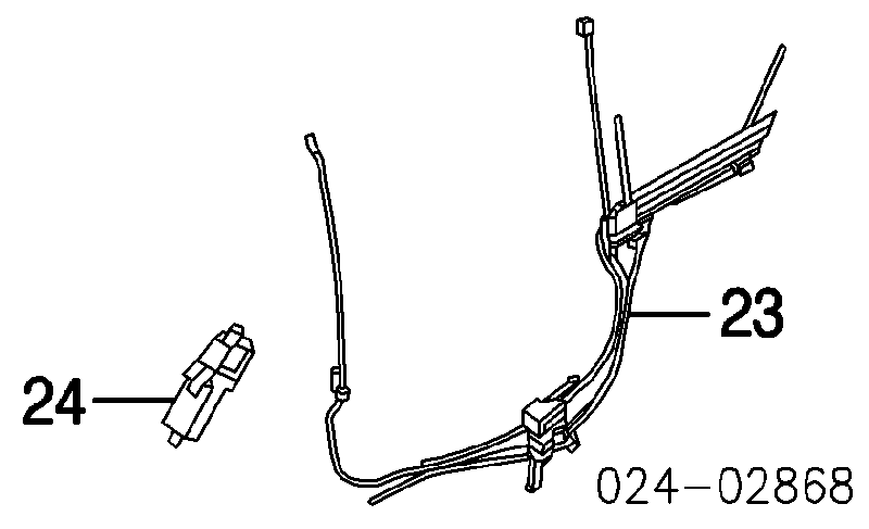 Motor da cortina de proteção solar para BMW 7 (E65, E66, E67)