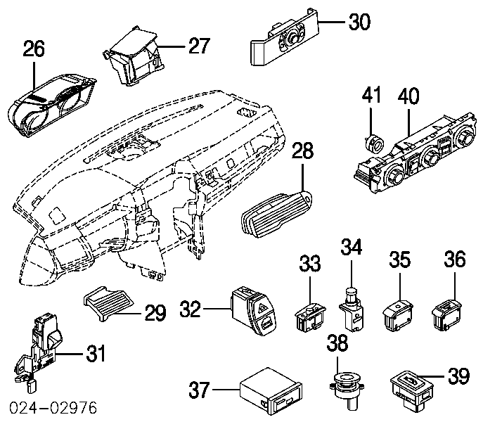 Botão de salão de acionamento de tampa de porta-malas (de 3ª/5ª porta (de tampa de alcapão) para BMW 5 (F10)