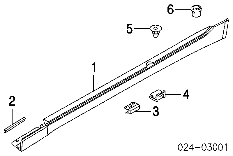 Cápsula (prendedor) de fixação de placas sobrepostas do acesso para BMW 1 (E81, E87)
