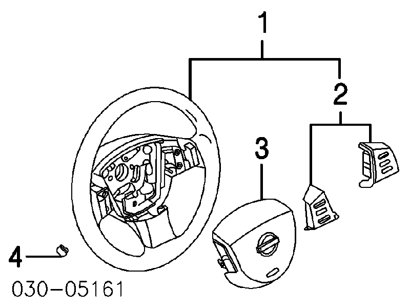 48430CA202 Nissan/Infiniti Колесо рулевое