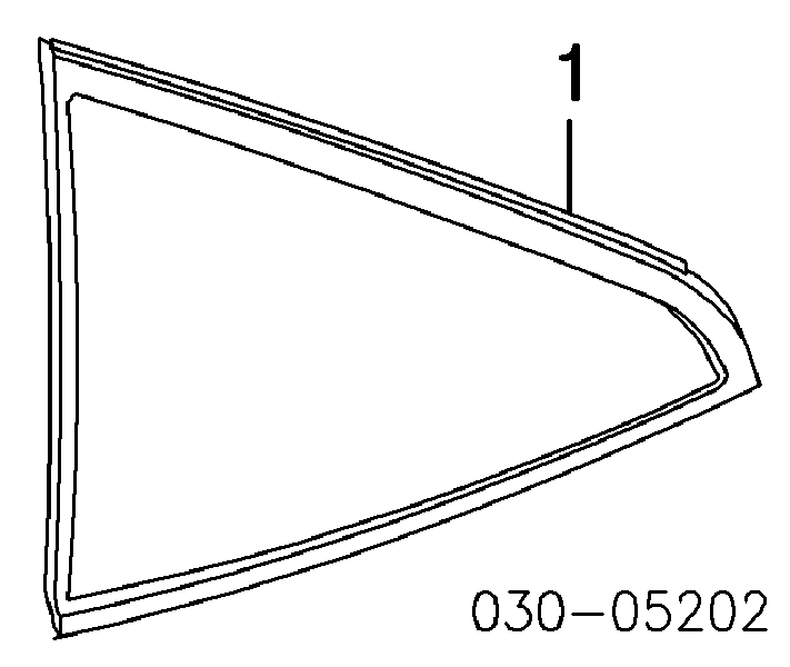 83300CA000 Nissan/Infiniti Стекло багажного отсека, правое