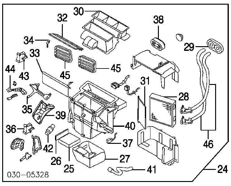 Радіатор пічки (обігрівача) 271407Y000 NISSAN