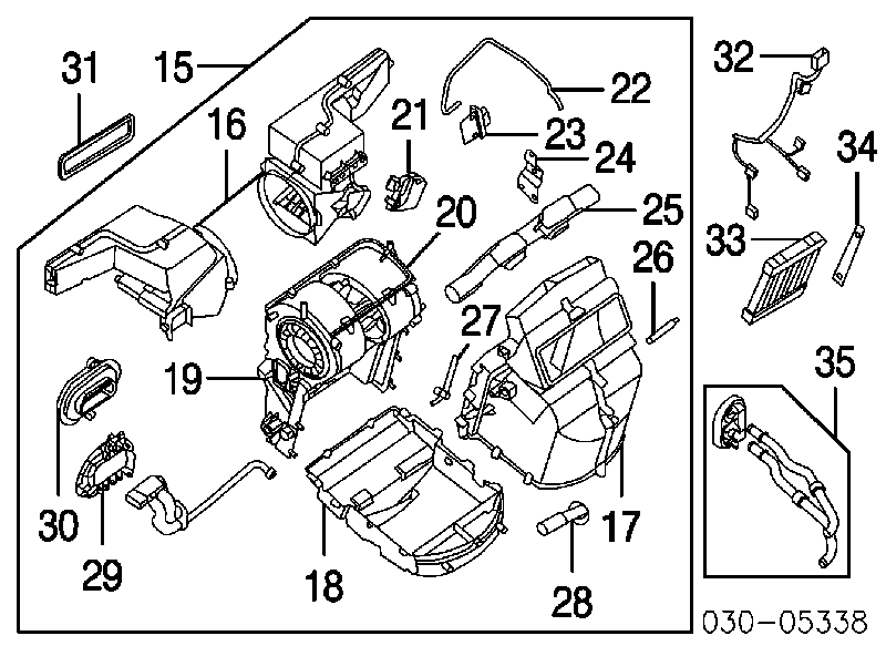 271505Z000 Nissan resistor (resistência de ventilador de forno (de aquecedor de salão))