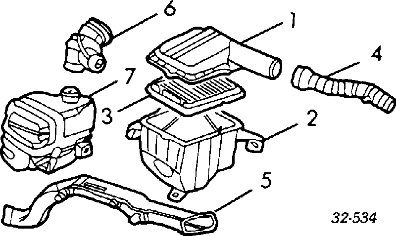 Воздушный фильтр 17220PM7F00 Honda