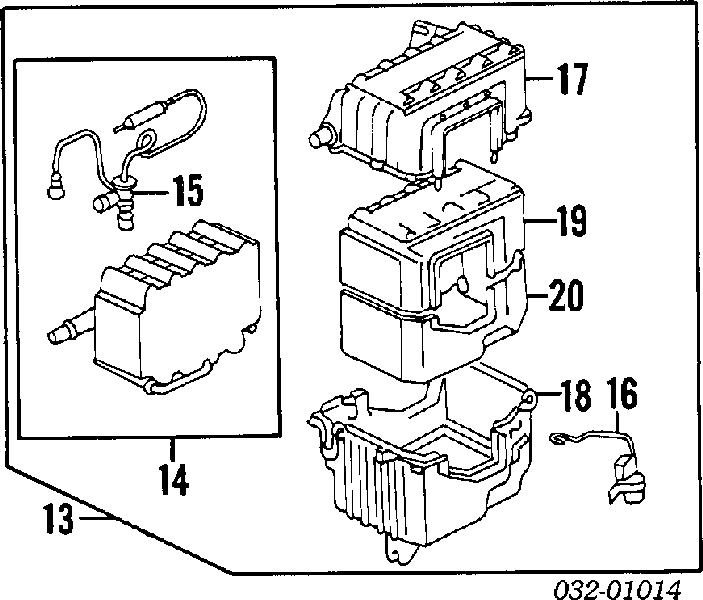 80220SF1A11 Honda válvula trv de aparelho de ar condicionado