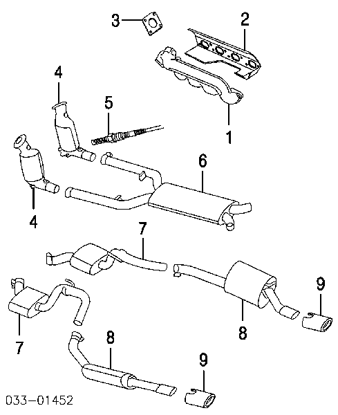 Sonda lambda, sensor de oxigênio para Chevrolet Tacuma (KLAU)