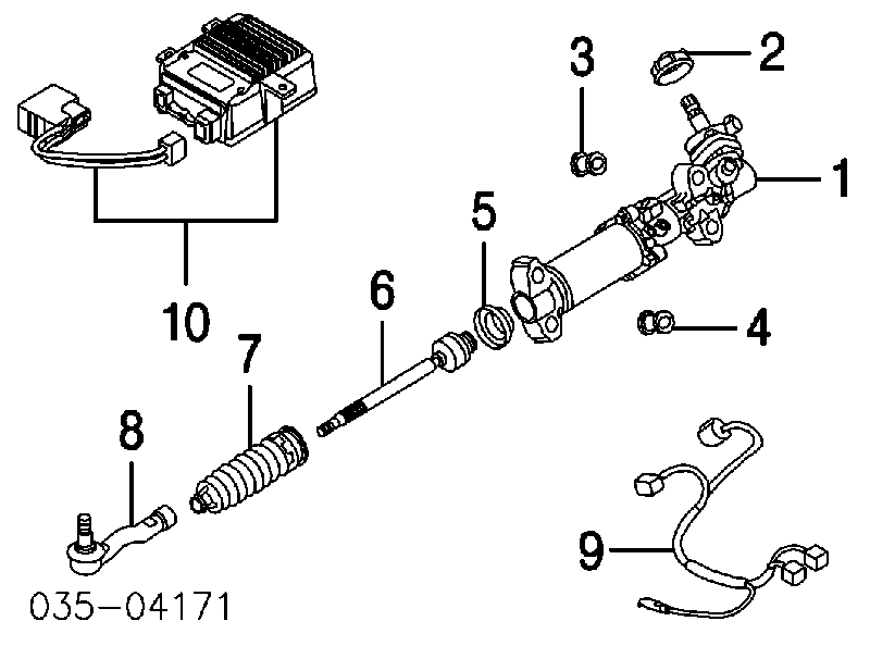 Пыльник рулевого механизма (рейки) на Mazda RX-8 SE