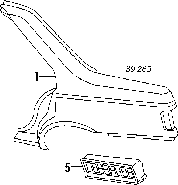 Alcapão do tanque de combustível para Peugeot 405 (15B)