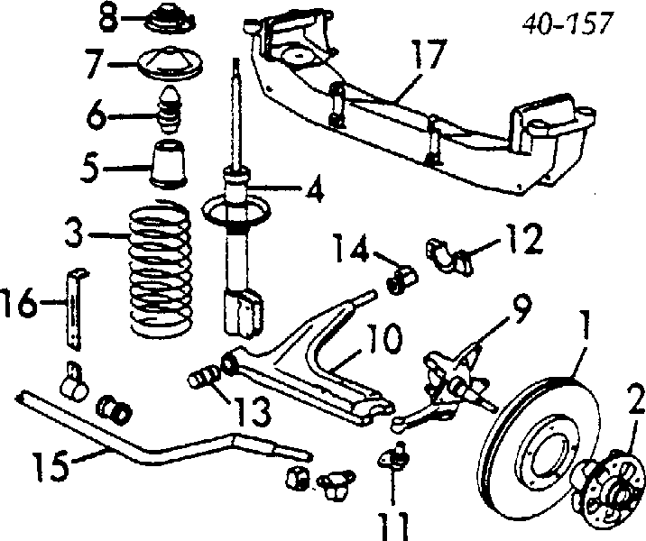 Bucha externa de estabilizador dianteiro 171411314A Porsche