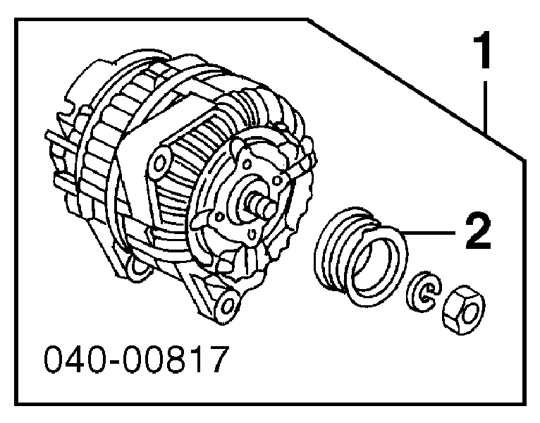 99660315250 Porsche шкив генератора