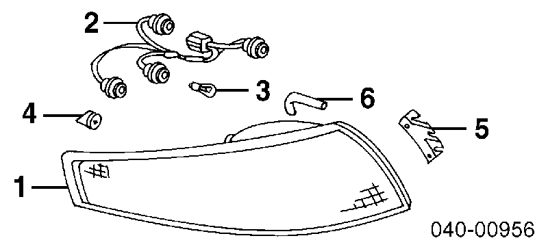 90063112890 Porsche lâmpada de pisca-pisca