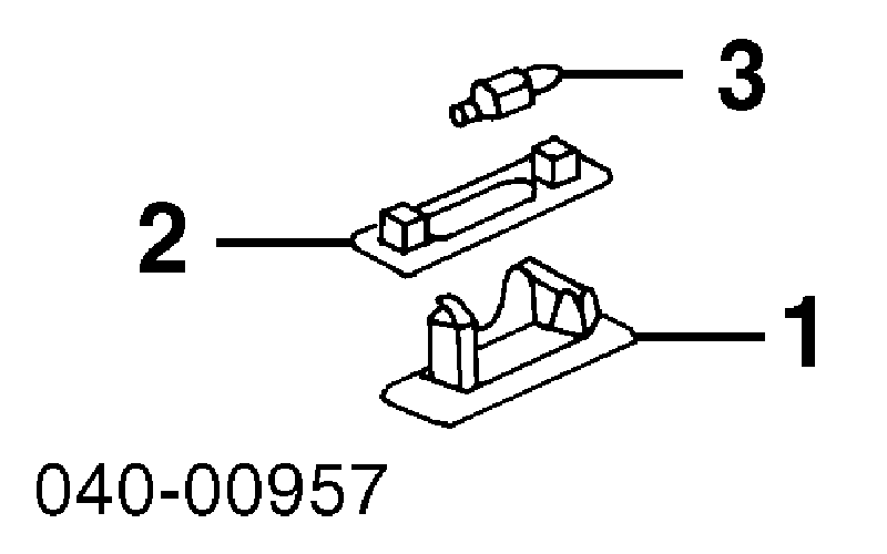 Фонарь подсветки номерного знака 1J6943021 Porsche