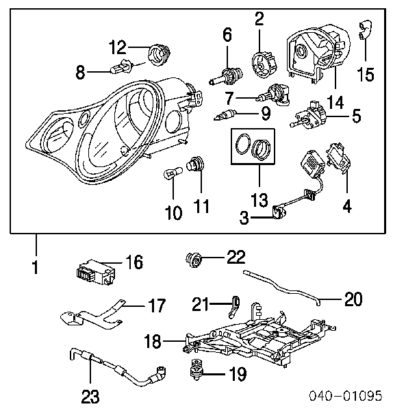 99663118300 Porsche блок розжига (ксенон)