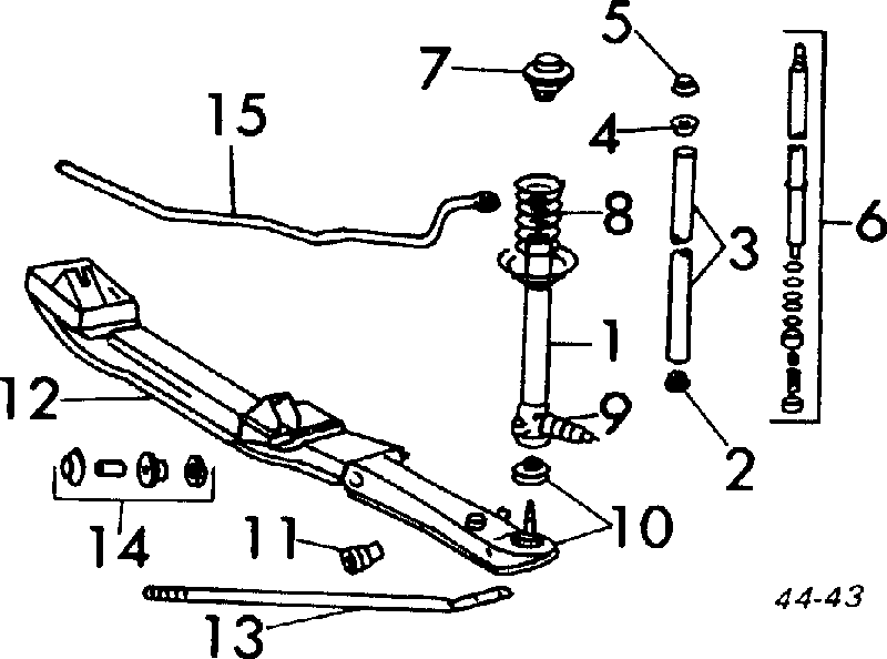 Rolamento interno de cubo dianteiro 1101926 Ford