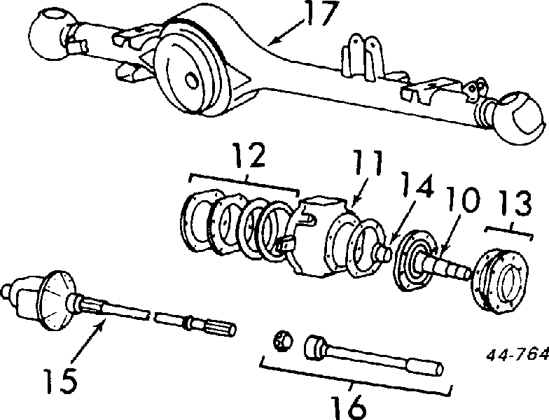Kit de reparação do pivô de extremidade do eixo para Toyota 4 Runner (N130)