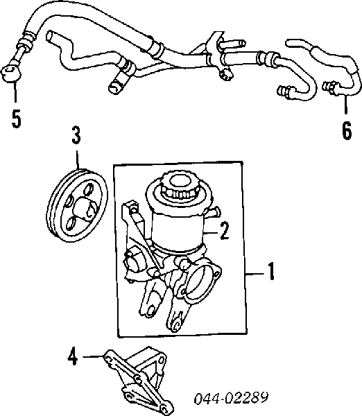 4432020410 Toyota bomba da direção hidrâulica assistida