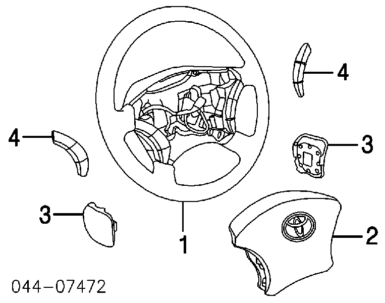  Рулевое колесо Toyota Hiace 4