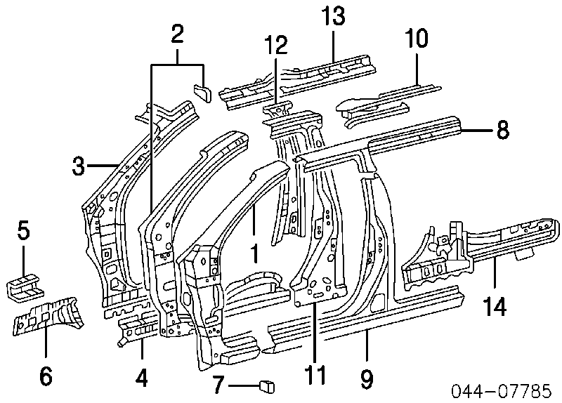 61311AE010 Toyota 