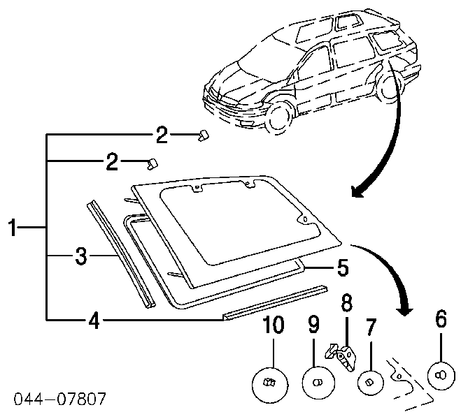  Toyota 62743AE010