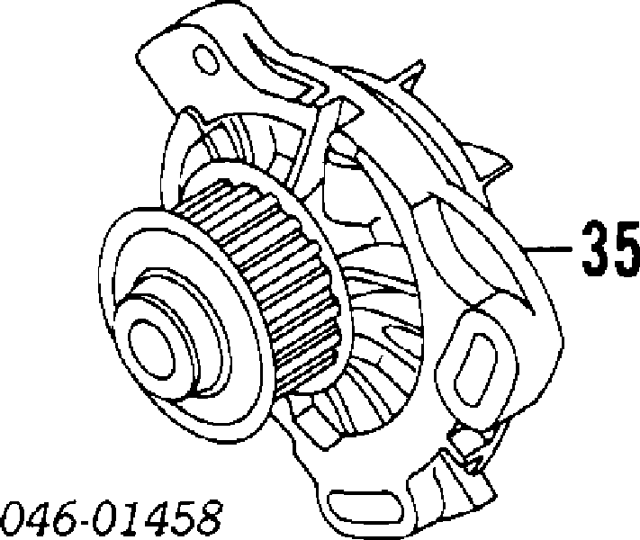 Correia do mecanismo de distribuição de gás 7554701 Fiat/Alfa/Lancia