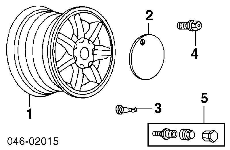 Колпаки на диски 1H0601149KV7L VAG