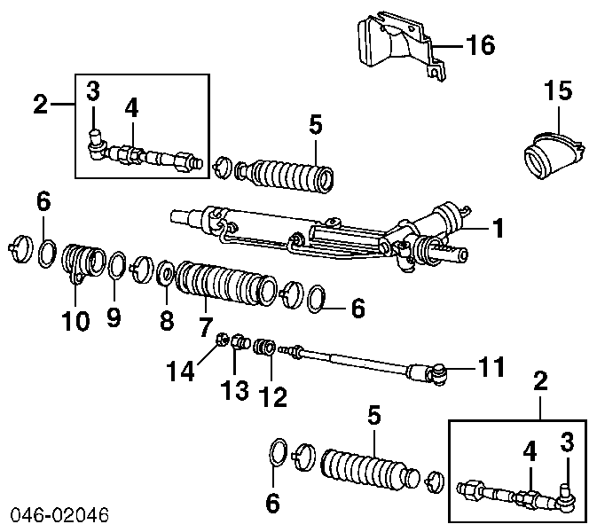 Amortecedor do mecanismo de direção para Audi A6 (4B, C5)