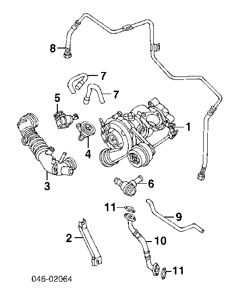 Turbina para Audi A4 (8D2)