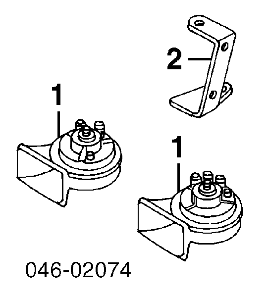 Sinal sonoro (cláxon) para Renault Clio (LB0, LB1, LB2)