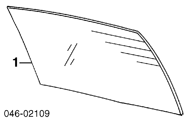 Vidro traseiro para Volkswagen Passat (B5, 3B2)