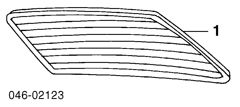 Стекло багажника двери 3/5-й задней (ляды) на Volkswagen Passat B5, 3B5