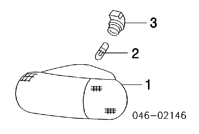 1C0953155J VAG указатель поворота левый