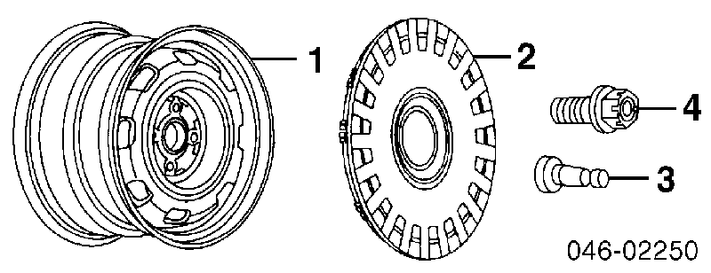 Discos de roda de aço (estampados) para Skoda Octavia (A4, 1U2)