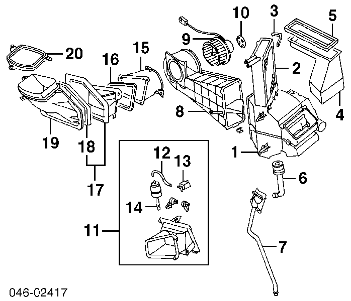 Válvula de regulação de pressão de supercompressão para Audi 80 (8C, B4)