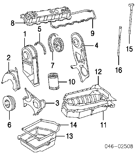 Polia de cambota para Audi 100 (4A, C4)