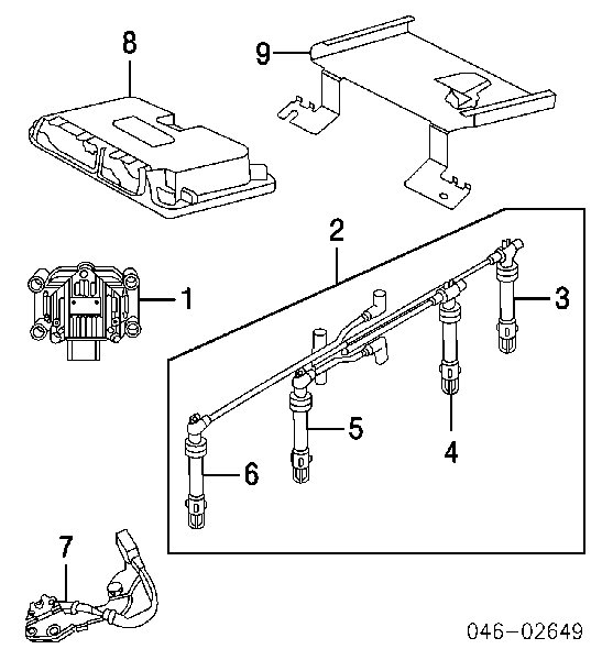 Sensor de detonação para Mercedes ML/GLE (W164)
