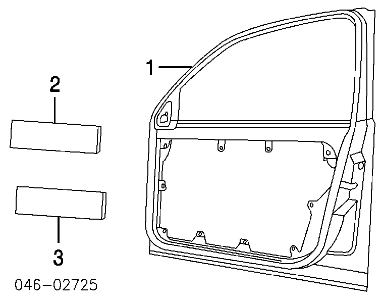 Porta dianteira direita para Volkswagen Passat (B5, 3B2)